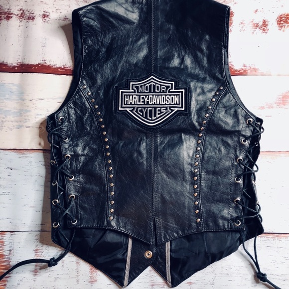 Harley-Davidson Jackets & Blazers - 🍀2 for $100🍀Harley Davidson Women's Leather Vest